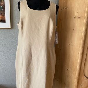 Jones New York Beige Midi Dress